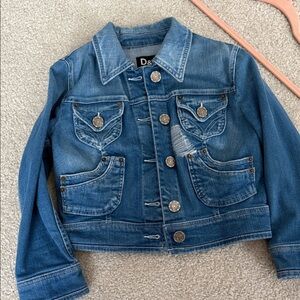 D&G cropped Blue Denim Jacket